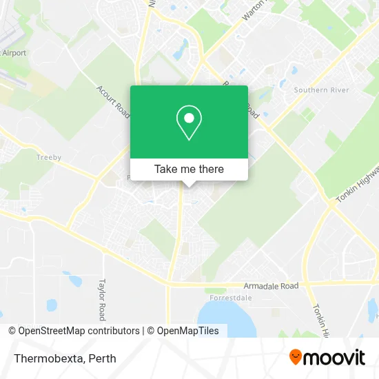 Mapa Thermobexta