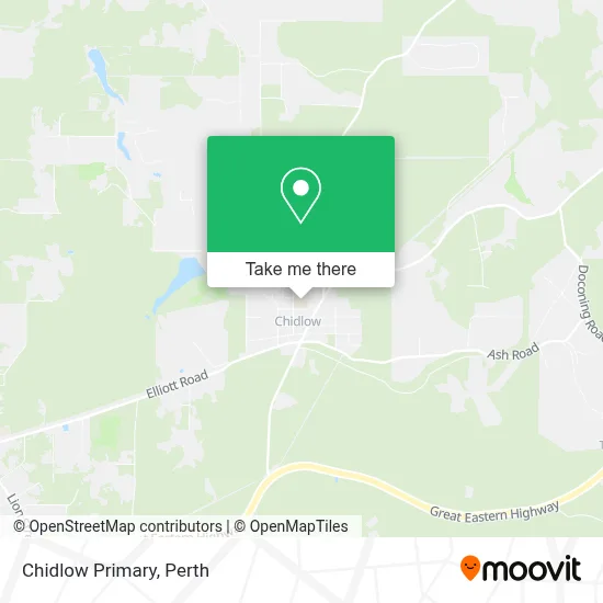 Mapa Chidlow Primary