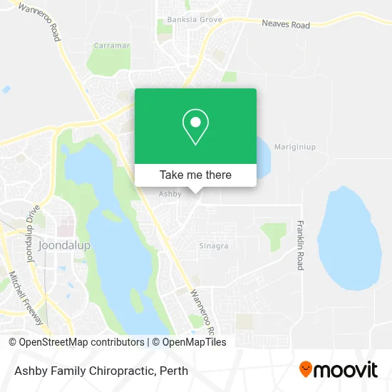 Ashby Family Chiropractic map