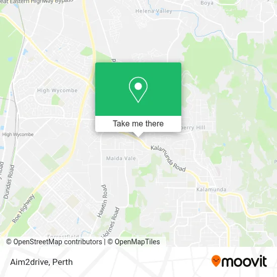 Mapa Aim2drive