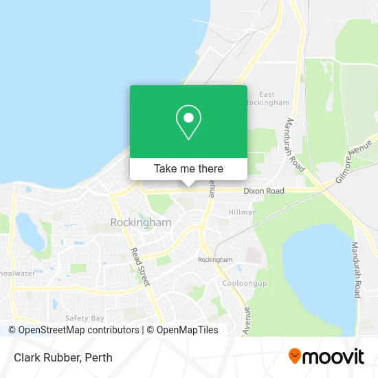 Mapa Clark Rubber