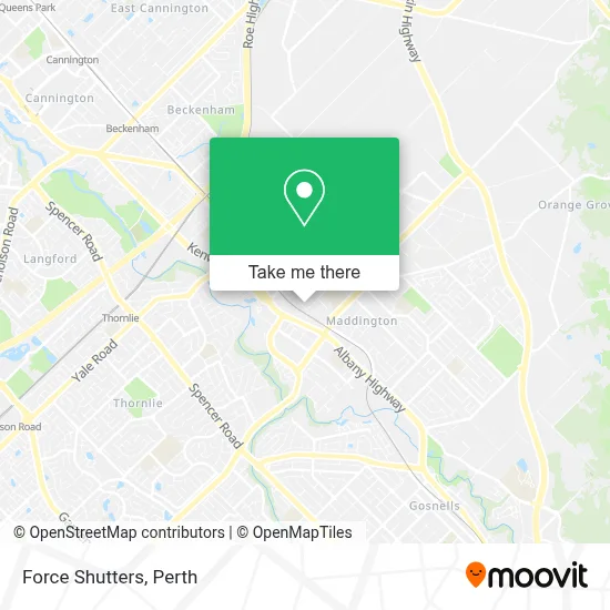 Mapa Force Shutters
