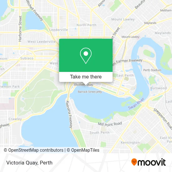 Mapa Victoria Quay