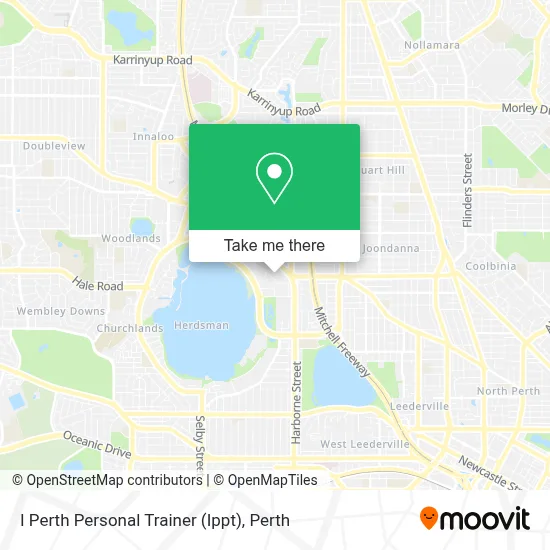 Mapa I Perth Personal Trainer (Ippt)