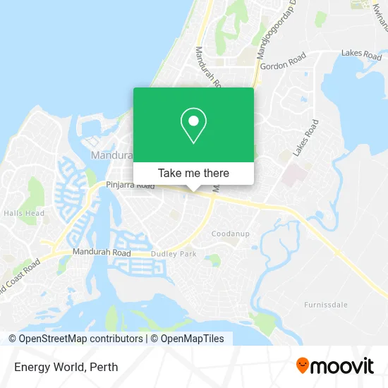 Mapa Energy World