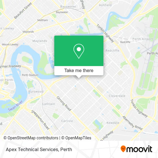 Mapa Apex Technical Services