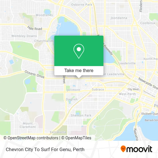 Mapa Chevron City To Surf For Genu