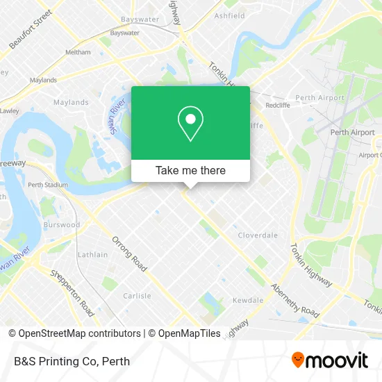 Mapa B&S Printing Co