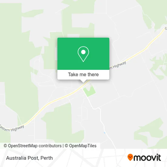 Mapa Australia Post