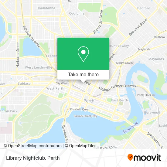 Mapa Library Nightclub