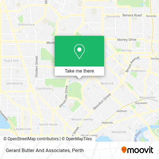 Mapa Gerard Butler And Associates