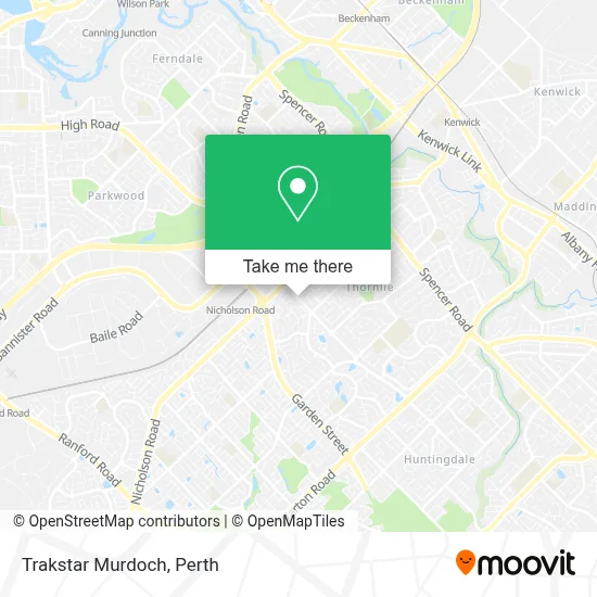 Mapa Trakstar Murdoch