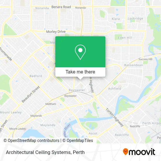 Architectural Ceiling Systems map