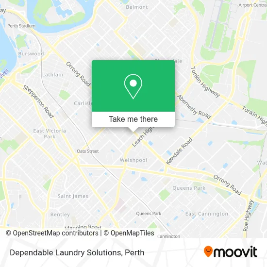 Mapa Dependable Laundry Solutions