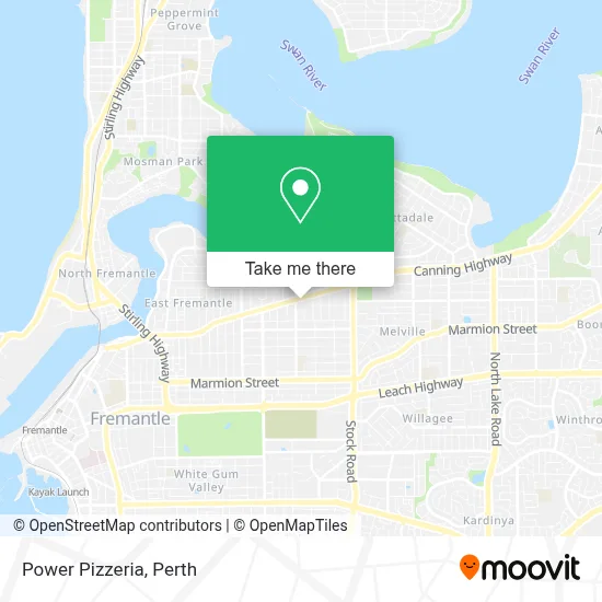 Mapa Power Pizzeria
