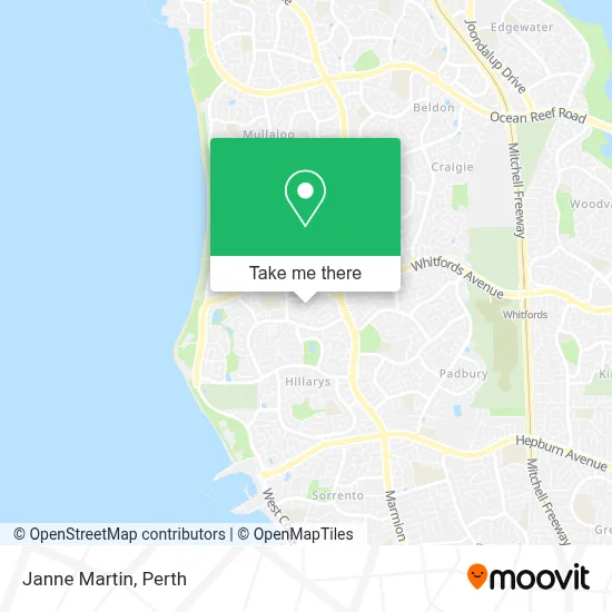Mapa Janne Martin