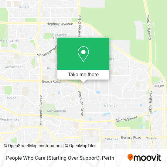 Mapa People Who Care (Starting Over Support)