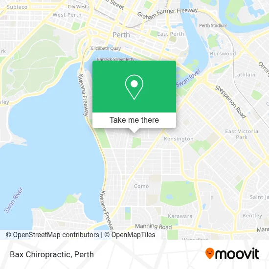 Bax Chiropractic map