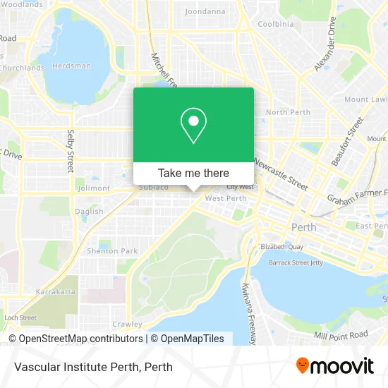 Mapa Vascular Institute Perth