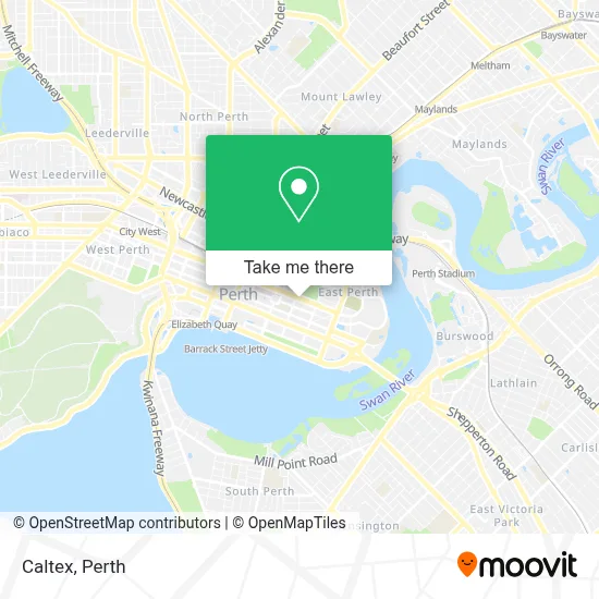 Caltex map