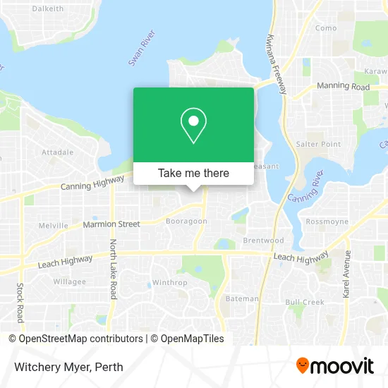 Mapa Witchery Myer