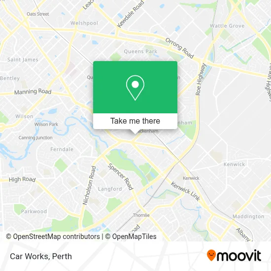 Mapa Car Works