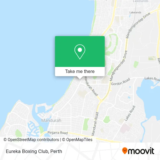 Mapa Eureka Boxing Club
