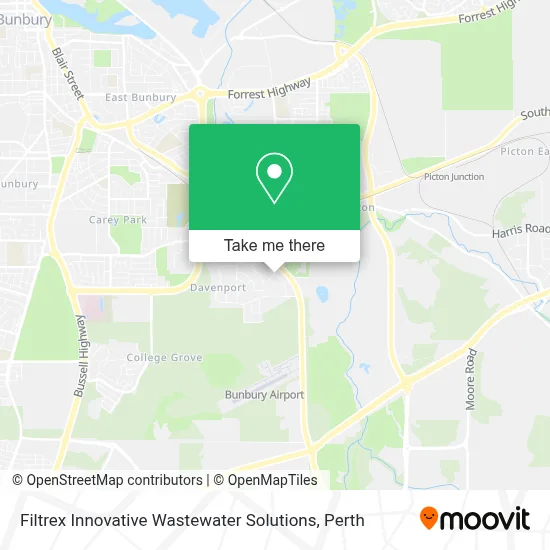 Mapa Filtrex Innovative Wastewater Solutions