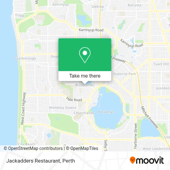 Mapa Jackadders Restaurant