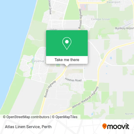 Atlas Linen Service map