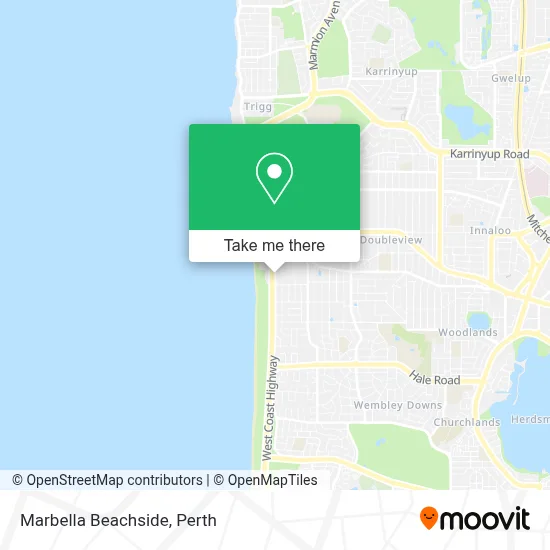 Mapa Marbella Beachside