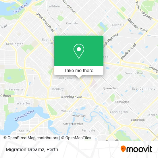 Mapa Migration Dreamz