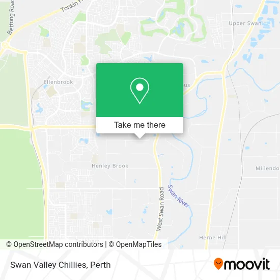 Mapa Swan Valley Chillies