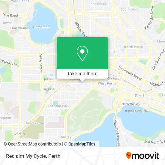 Mapa Reclaim My Cycle