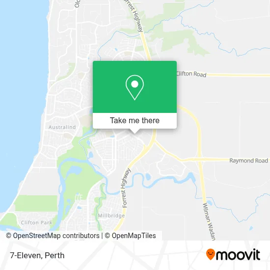 Mapa 7-Eleven