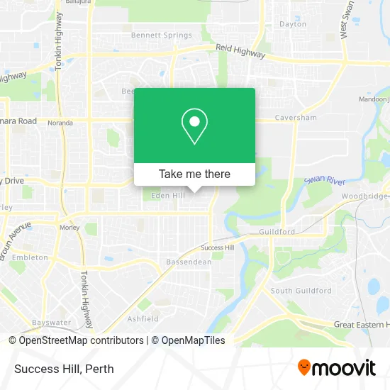 Mapa Success Hill