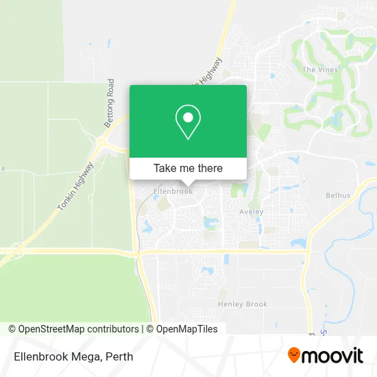 Mapa Ellenbrook Mega