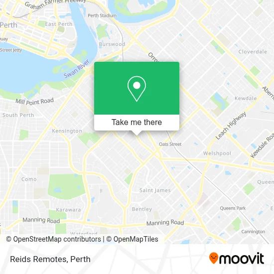 Reids Remotes map
