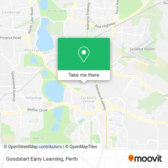 Mapa Goodstart Early Learning