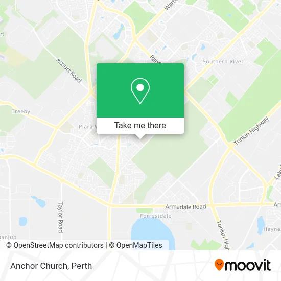 Mapa Anchor Church