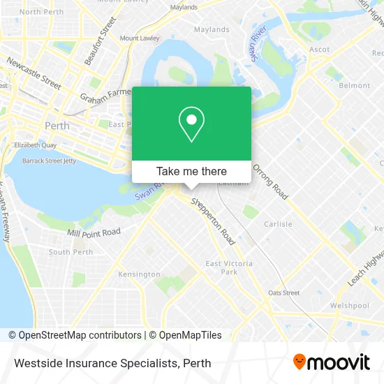 Mapa Westside Insurance Specialists