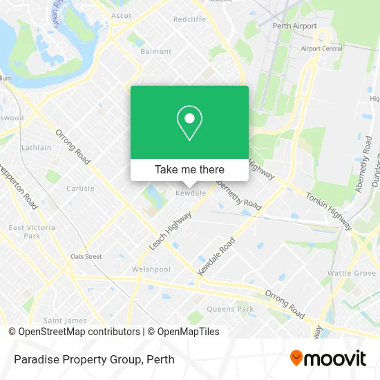 Mapa Paradise Property Group