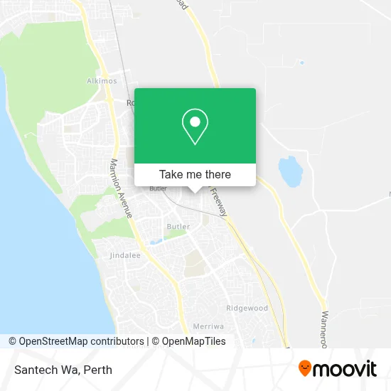 Mapa Santech Wa