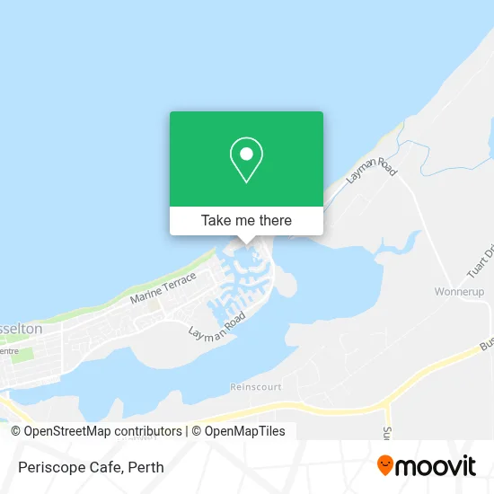 Mapa Periscope Cafe