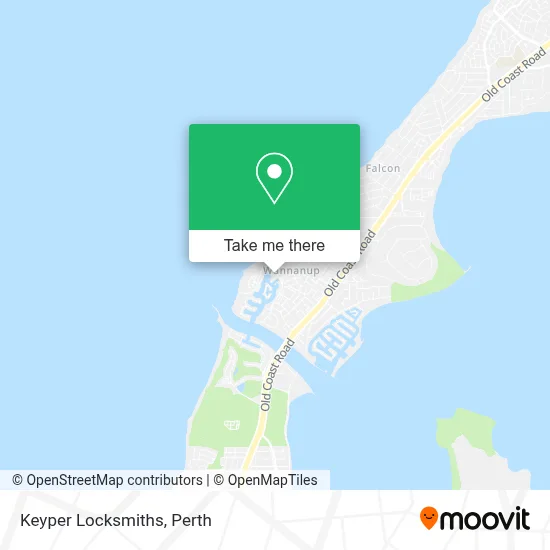 Keyper Locksmiths map