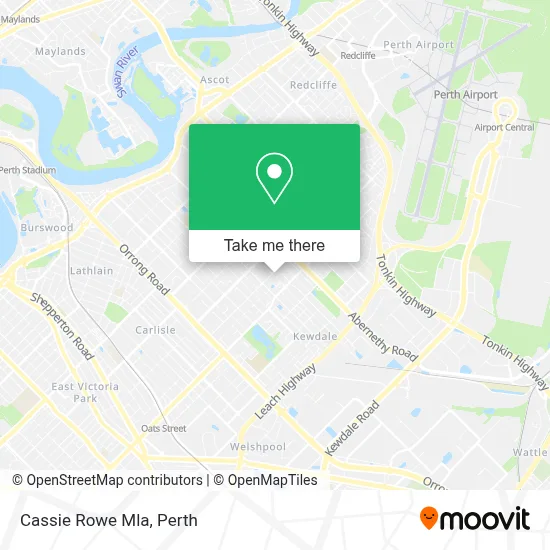 Mapa Cassie Rowe Mla