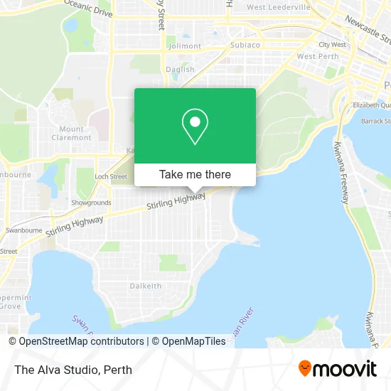 Mapa The Alva Studio