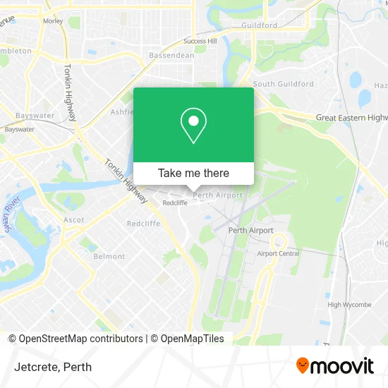 Mapa Jetcrete