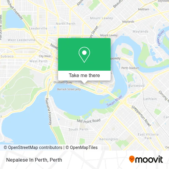 Mapa Nepalese In Perth