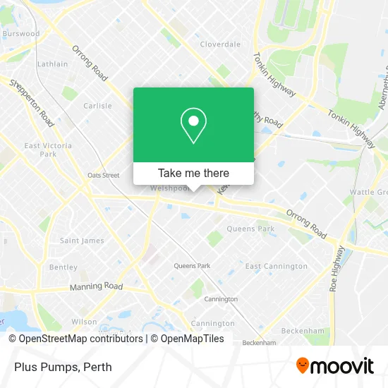 Plus Pumps map